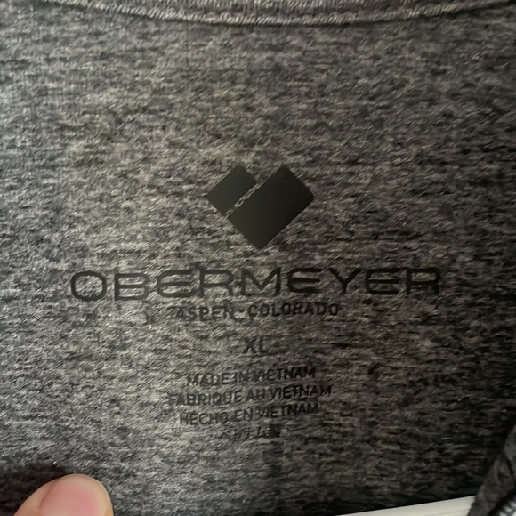 Obermeyer Charcoal Knit Pullover - Picture 4 of 6